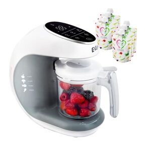 EVLAs Baby Food Maker in White and Gray